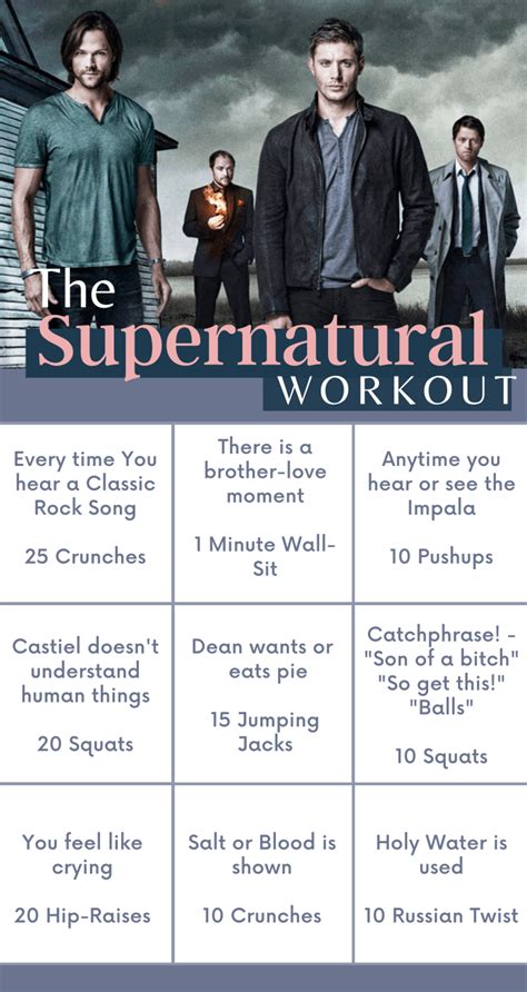 A Very Supernatural Workout + Binge Worthy Watch - chickpeameatbal