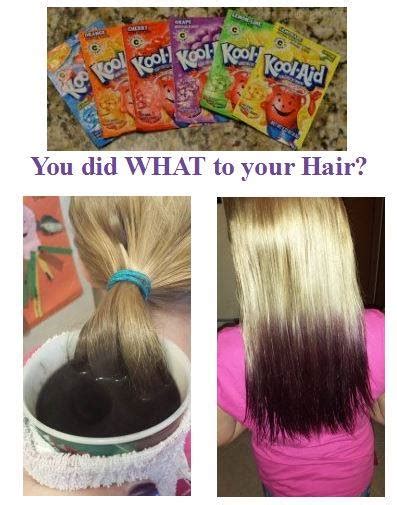 Kool-Aid Hair Dye!