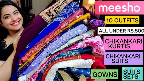 💕MEESHO HAUL|MEESHO KURTA SETS UNDER RS.500|MEESHO KURTIS UNDER RS.500 ...