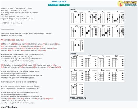 Chord: Someday Soon - tab, song lyric, sheet, guitar, ukulele | chords.vip