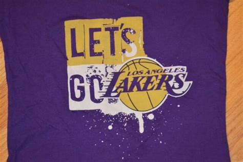 LA Lakers "Let's Go Lakers" 3/4 sleeve Shirt By Simplysporty Women's ...