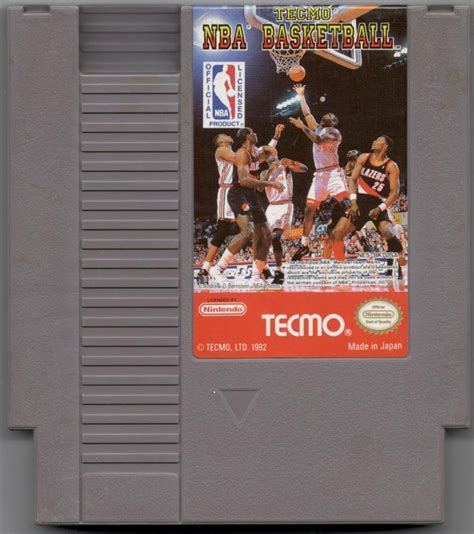 Tecmo NBA Basketball cover or packaging material - MobyGames