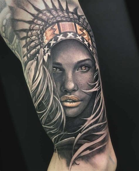 Girl Indian Tattoo | Best Tattoo Ideas Gallery | Tatuajes indios ...