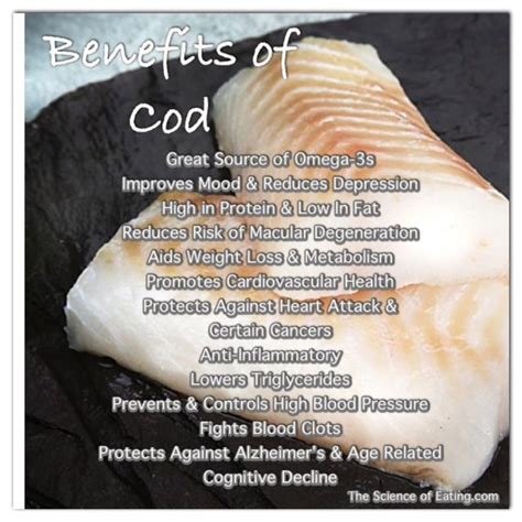Cod is a cold water fish that has important minerals, oils, and nutrients that athletes need in ...