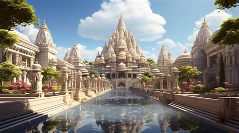 Premium AI Image | Illustration Of Dwarka Temple Gujarat India