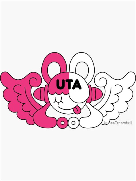 "Uta logo" Sticker for Sale by JamesCMarshall | Redbubble