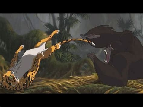 (Slow Motion) Kerchak vs Sabor - 2 - "Tarzan" (1999) - YouTube