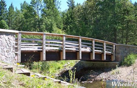 Timber Stringer Recreation Bridges | Wheeler