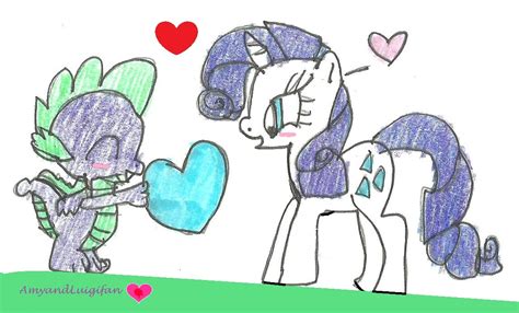 Rarity with Spike on RarityRarityRarity - DeviantArt