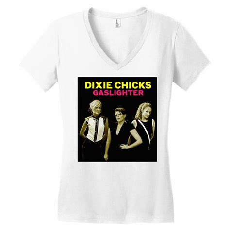 Custom Dixie Gaslighter Tour 2020 Chicks Martabat Women's V-neck T-shirt By Blackstars ...