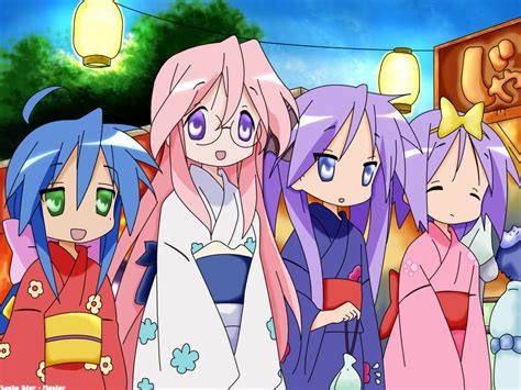 1080x1812 resolution | Lucky Star Characters illustration HD wallpaper ...