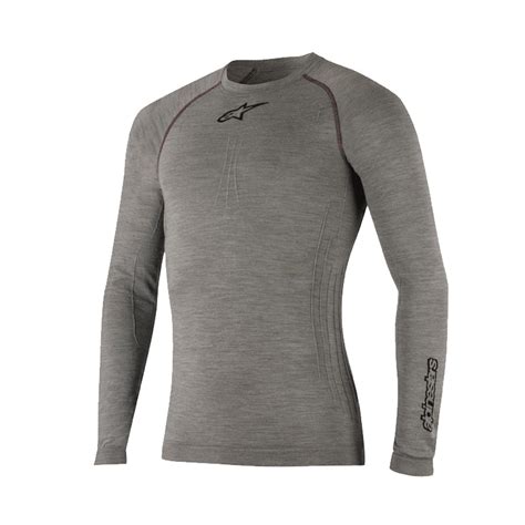 ALPINESTARS TECH TOP LONG SLEEVE WINTER BASE LAYER 2020: MELANGE GREY ...