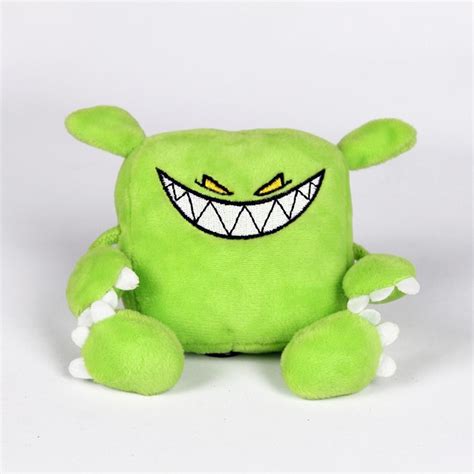 Feed Me Green Monster Plush Toy