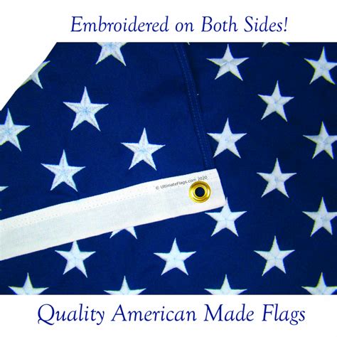 USA Flag - Made in America Outdoor Flags - Nylon Embroidered