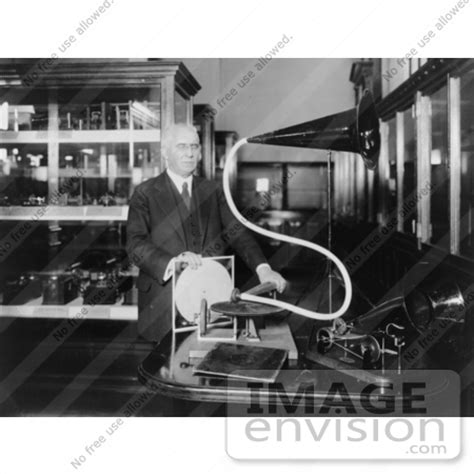 Emile Berliner With the First Phonograph | #5965 by JVPD | Historical Photography