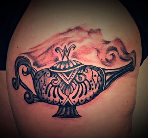 Genie lamp tattoo | Lamp tattoo, Tattoos, Body art