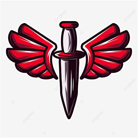 Knife And Wing Logo Design, Game, Design, Gaming PNG and Vector with Transparent Background for ...