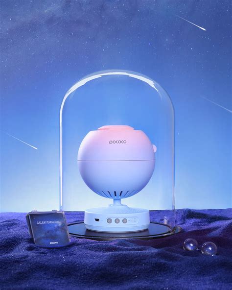 POCOCO Galaxy Projector, Best Gift for Her, Shine with Real Galaxy