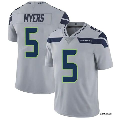 Youth Jason Myers Seattle Seahawks Alternate Vapor Untouchable Jersey - Gray Limited