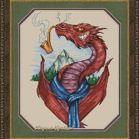 Celtic Dragon Cross Stitch Pattern | Etsy