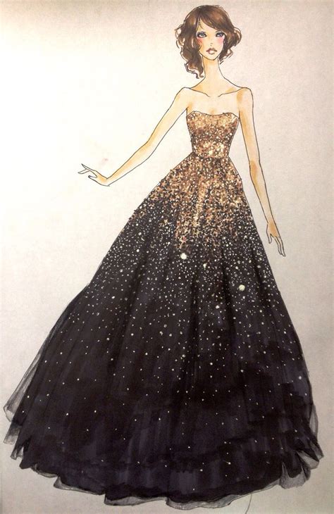 Prom Dresses Drawing at GetDrawings | Free download