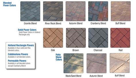 LondonProducts-paver-colors - Welcome to LondonStone, LondonPaver and ...