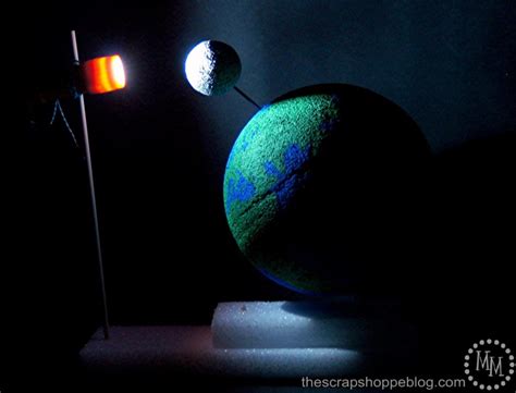 Moon Phases Science Experiment - The Scrap Shoppe