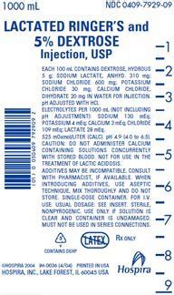 Dextrose in Lactated Ringer's - FDA prescribing information, side ...