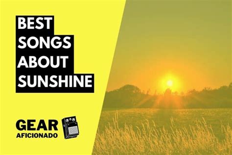 25 Best Songs About Sunshine