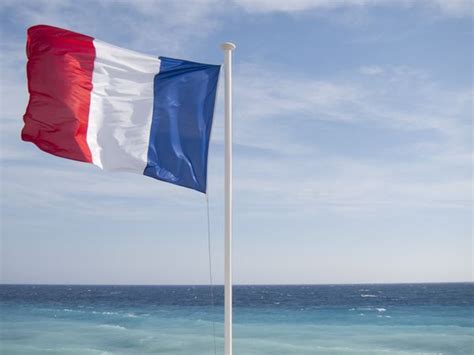 Flag of France in Nice, France. | France flag, Flag, France