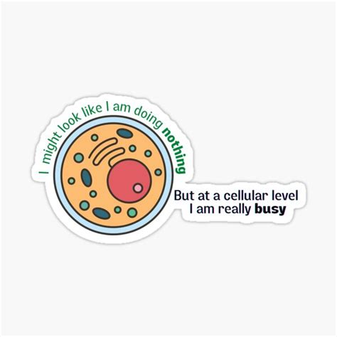 "cell meme" Sticker for Sale by ScienceStores | Redbubble