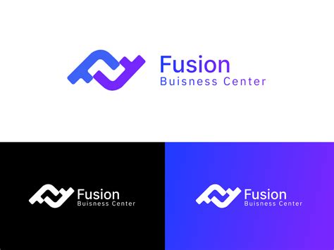 Fusion logo by Shaima Hamila on Dribbble