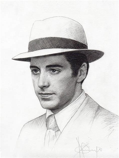 Al Pacino Drawing by Delmy Darko | Saatchi Art