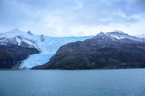 Glacier Italia in Tierra Del Fuego, Chile Stock Image - Image of ...