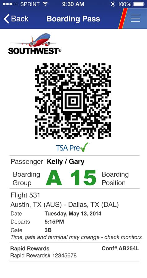 Southwest Airlines Introduces Mobile Boarding Pass... - The Southwest ...