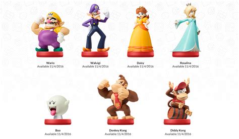 E3 2016: Nintendo Unveils Seven New Super Mario Series amiibo ...