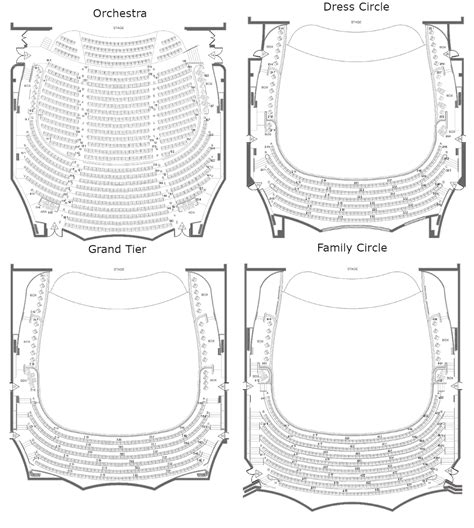 Seating Chart | Thrivent Hall | Appleton, Wisconsin