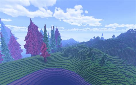 Spruce Forest Custom Terrain Map | Minecraft PE Maps