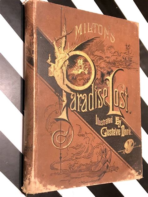 Paradise Lost by John Milton, illustrated by Gustave Dore (1886) hardcover book