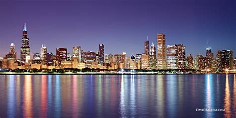 chicago-skyline-sunset-night-reflections-hd-photography - Manilow Suites