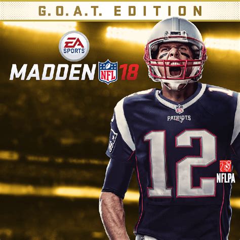 Madden NFL 18 (G.O.A.T. Edition) cover or packaging material - MobyGames