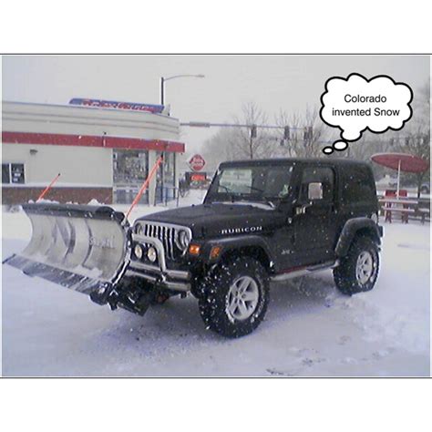 Lifted Jeep Wrangler TJ Snowplow Installation | PlowSite