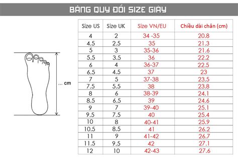 Cách chọn size giày thể thao nữ chuẩn đến khó tin