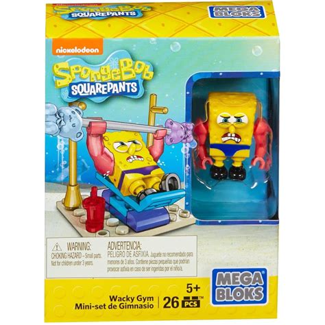 Mega Bloks Spongebob Spongebob's Wacky Gym - Walmart.com - Walmart.com