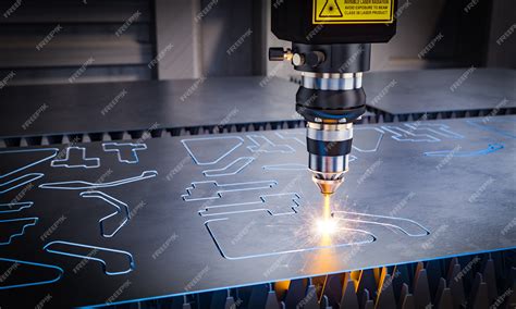 Premium Photo | Cnc laser machinery for metal cutting.