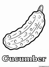 Cucumber Coloring Pages Printable For Free Download sketch template