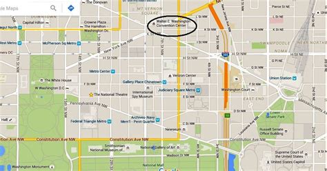 Washington Convention Center Map and Directions