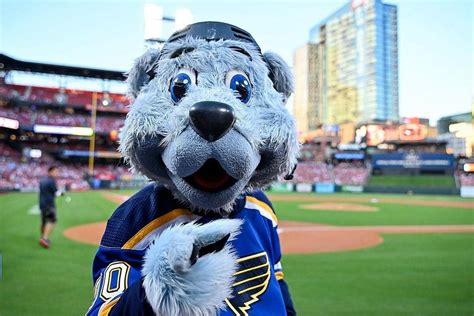 Who is the St. Louis Blues mascot Louie The Blue Bear?