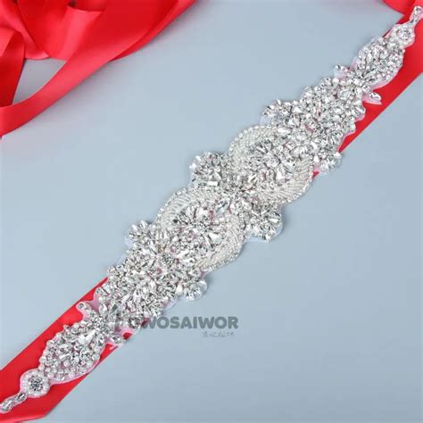 Luxury Gorgeous Rhinestones Belt Bridal Sash Bride Diamante Crystal Wedding Belt For Bridal ...