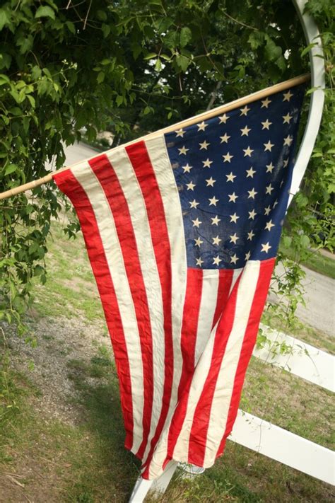 48 Star Flag Vintage American Flag Old Flag Old Glory